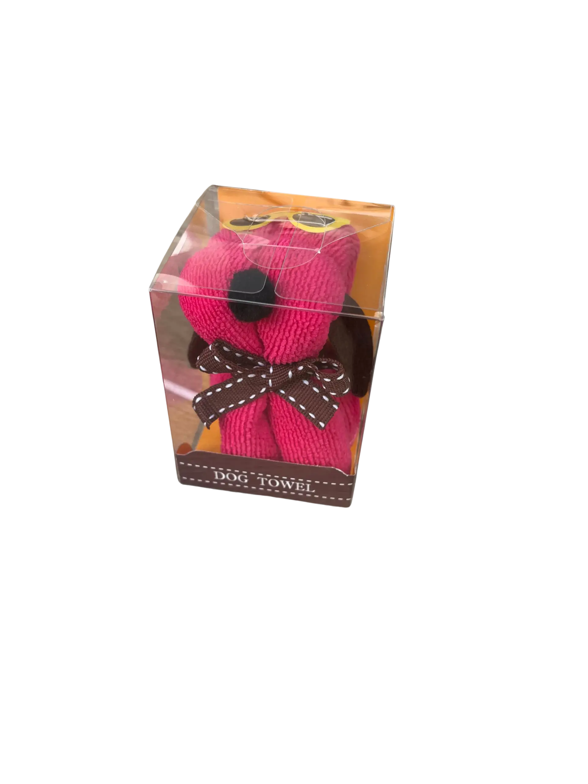 Toalla Con Forma De Perro Rosa